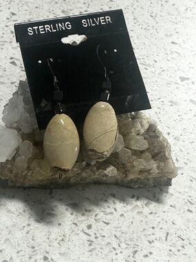 Stone earrings